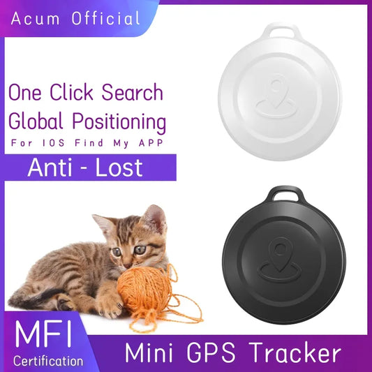 Long Distance Mini GPS Tracker Global Positioning Anti-lost Key Finder Locator Smart Dog Pets Wallet For Air-Tag iOS Find My App