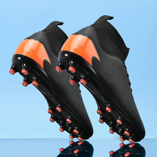 New Men‘s Football Shoes Professional Training Indoor Futsal Soccer Shoes Turf  Non Slip Training Cleats Football Studded Boots