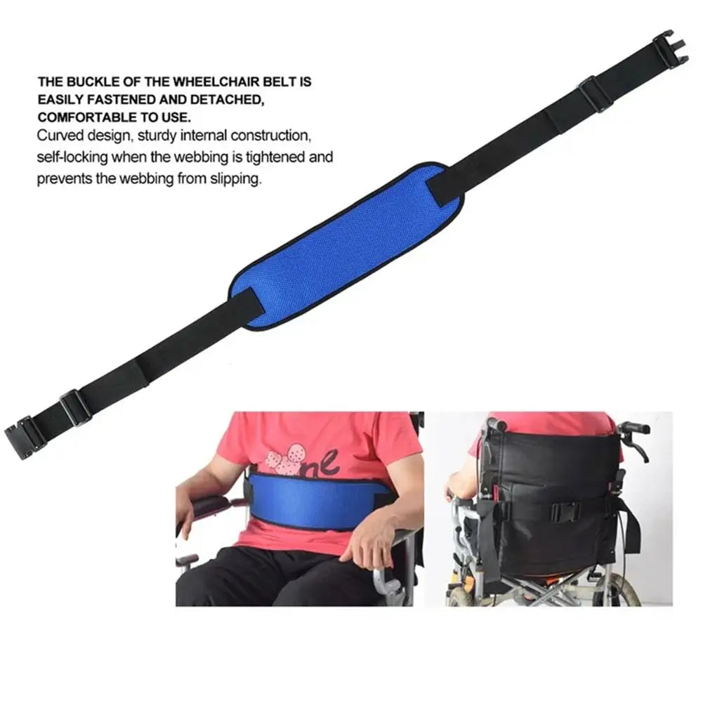 Anti Fall Wheelchair Seat Belt Adjustable Quick Release Restraints Straps Chair Waist Lap Strap For Elderly Or Legs Patient Care