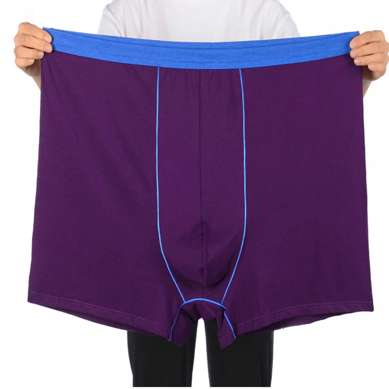 2pcs 13XL Oversize Man Boxers Underwear Super Size Panties Cotton Breathable Boxer Men's Soft Underpant for 210KG Fat Shorts