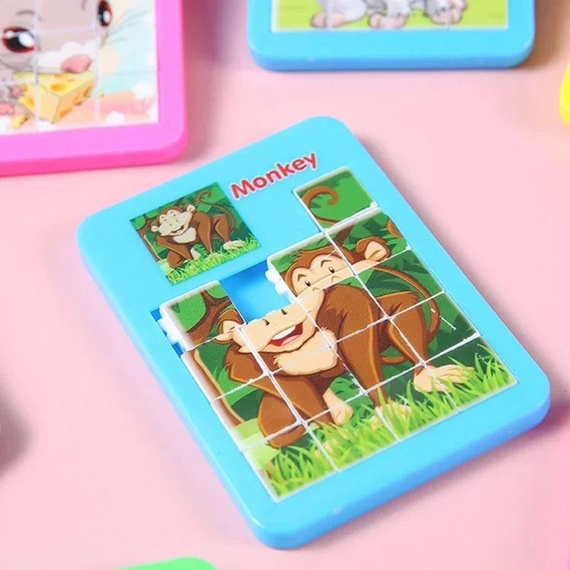 10/5/3/2/1PCS Cartoon Animal Jigsaw Puzzles Baby Early Educational Developing Toys for Children Birthday Funny Gifts Kids