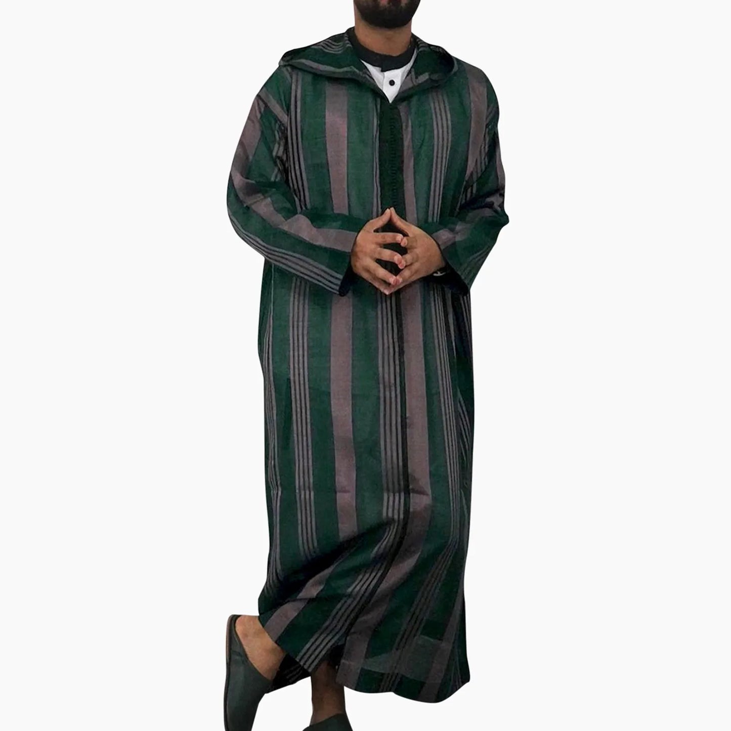 Muslim Men Clothing Kaftan Robes Looser Ramadan Fashion Leisure Traditional Ethnic Middle East Kurta Arab Turkish Dress Dubai