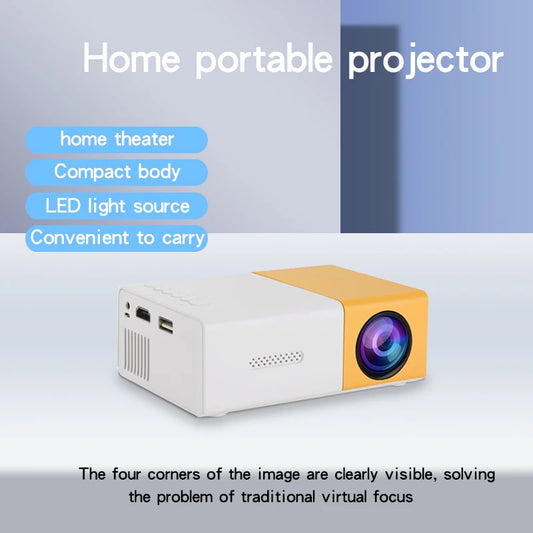 YG300 HD mini projector with HDMI, USB and SD memory-enhance your movie, TV and game experience