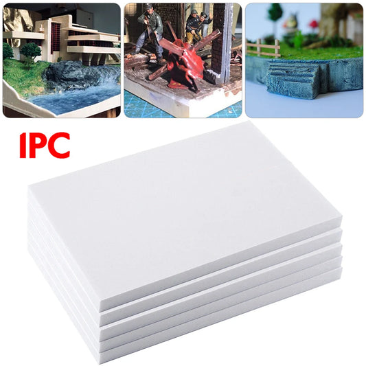 1Pc White Foam Board DIY Model Material Diorama Base Foam Slab Foam Bricks Sheet Plate Art Model Hobby Building Kits 30x20x2cm