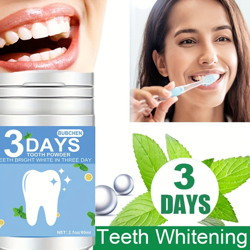 1pc 2.71oz Pearl Essence Teeth Whitening Powder, Tooth Deep Cleaning Powder, Breath Freshener, Tooth Cleaning Powder For Daily Life